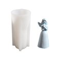 thumbnail image 1 of 3D Angel Candle Crafting Mold Silicone Mould for Unique Handmade Crafts Epoxy Resin Wedding Decoration Making Mold, 1 of 3