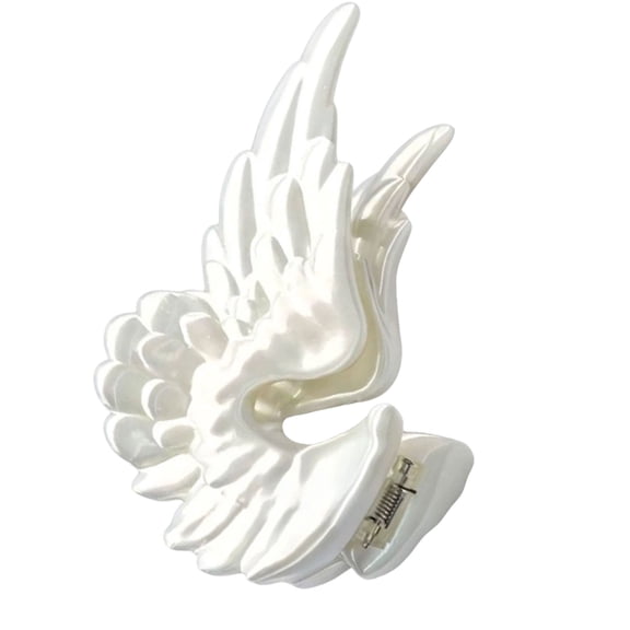 3D Angel Hair Clip with Detailing, Strong Spring Closure, and Lightweight Plastic for Daily Wear, and Theme Party