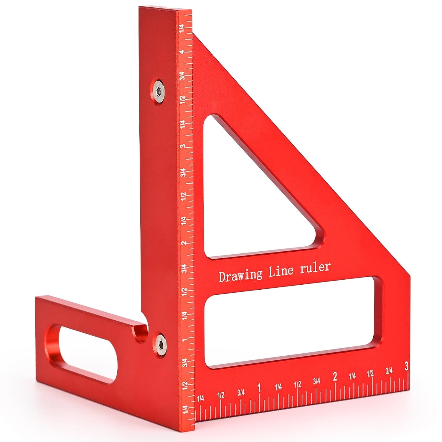 3D Multi Angle Measuring Ruler, 45/90 Degree Woodworking Square ...