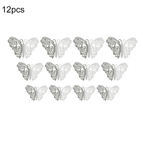 3D Animal Butterfly Beautiful Wallpaper Wall Mural Self-Adhesive Removable