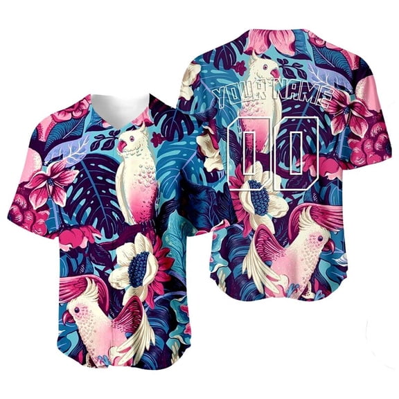 3D Animal Designer Baseball Shirt Custom Sportswear Man Training Baseball Uniform Big Size