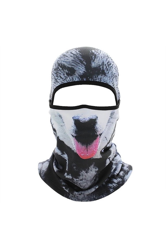 3D Animal Face for Skiing Music Festivals Raves Halloween Parties and Outdoor Activities