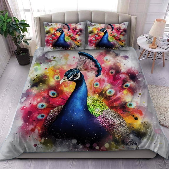 3D Animal Print Comforter Set – Twin Full Queen King Size Wild Animal Bedding 3pcs for Kids Teens, Soft Breathable Quilt with 2 Pillowcases