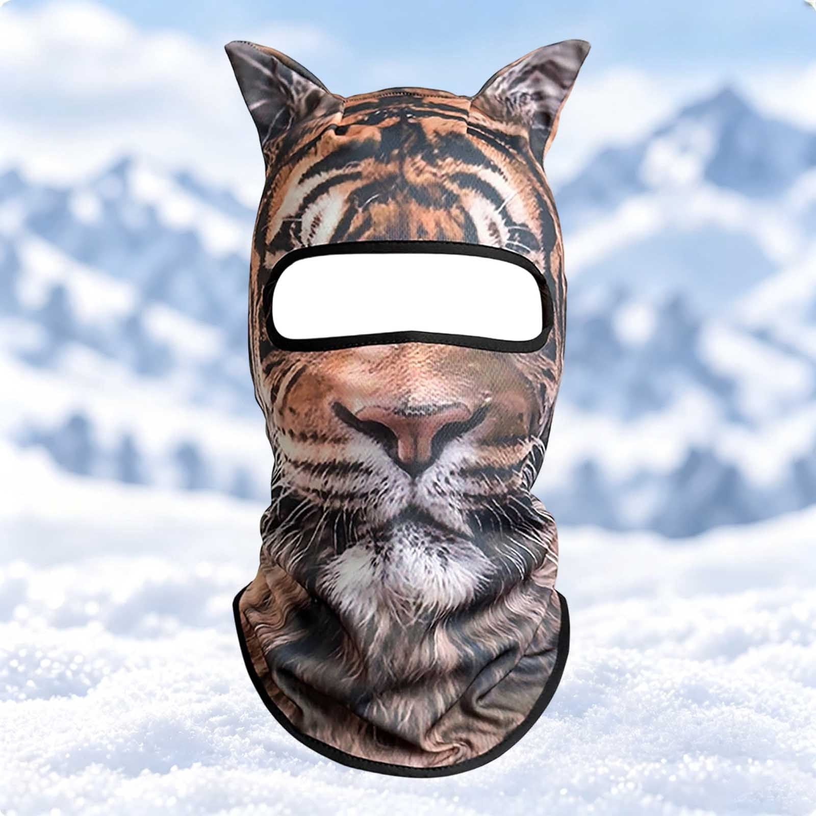 3D Animal Print Head Cover For Cycling Outdoor Sports Breathable ...