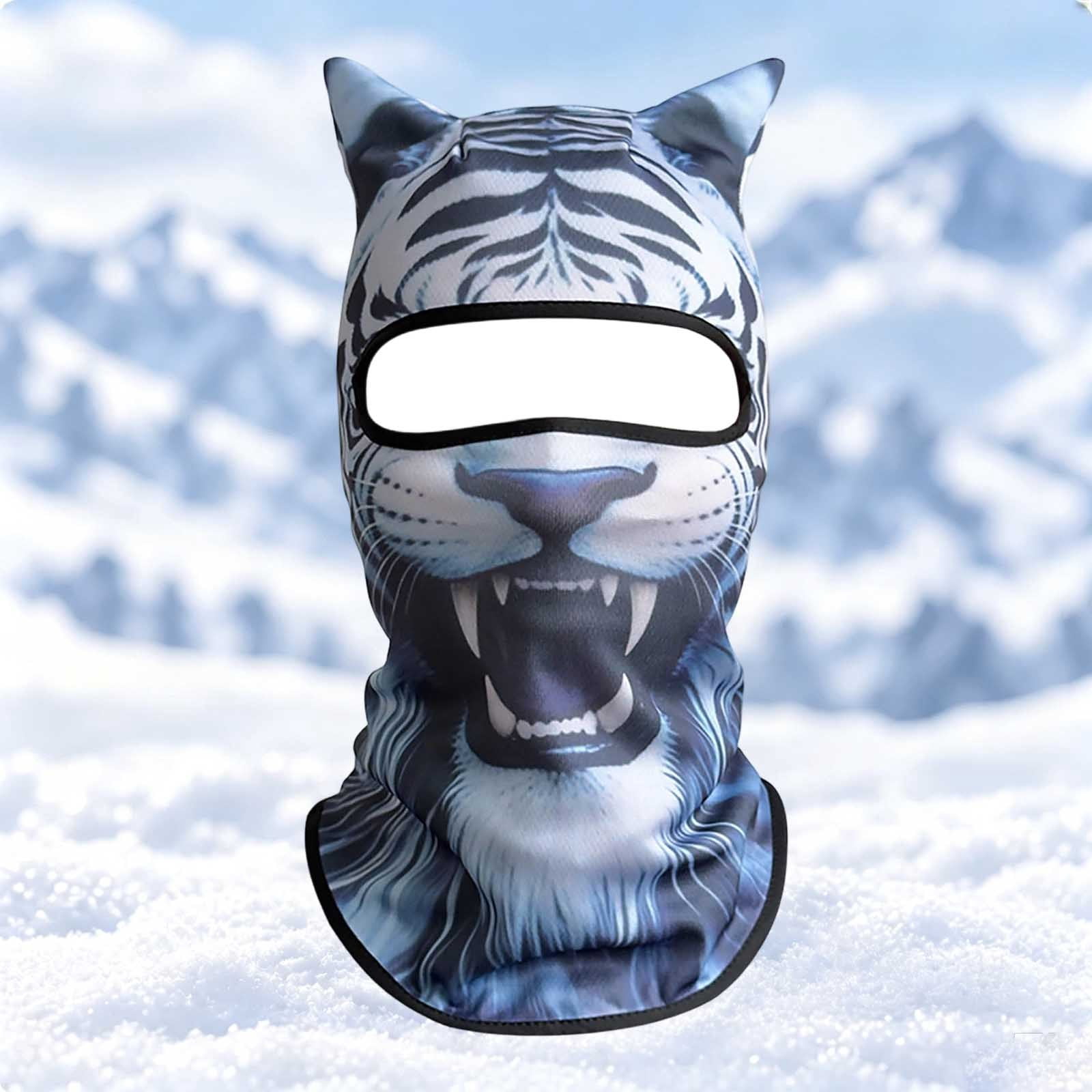 3D Animal Print Head Cover For Cycling Outdoor Sports Breathable ...