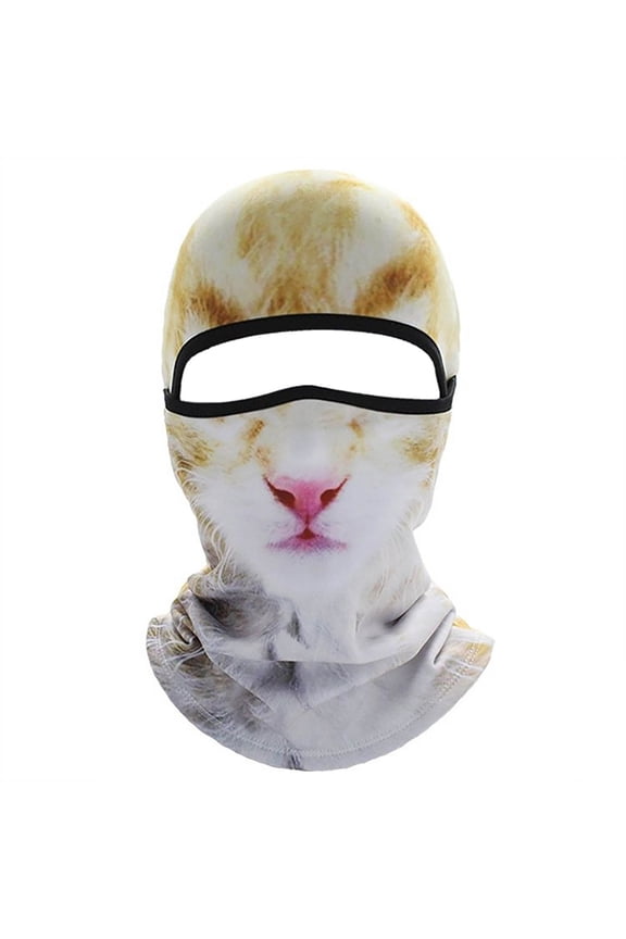 3D Animal Ski Face With Ears For Music Festivals Raves Halloween Parties And Outdoor Winter Activities