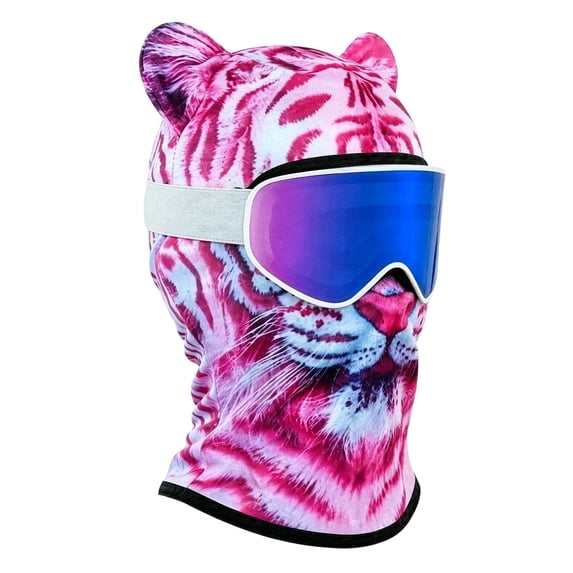 3D Animal Ski Masks with Ears, Balaclava Full Face , Windproof Winter ...