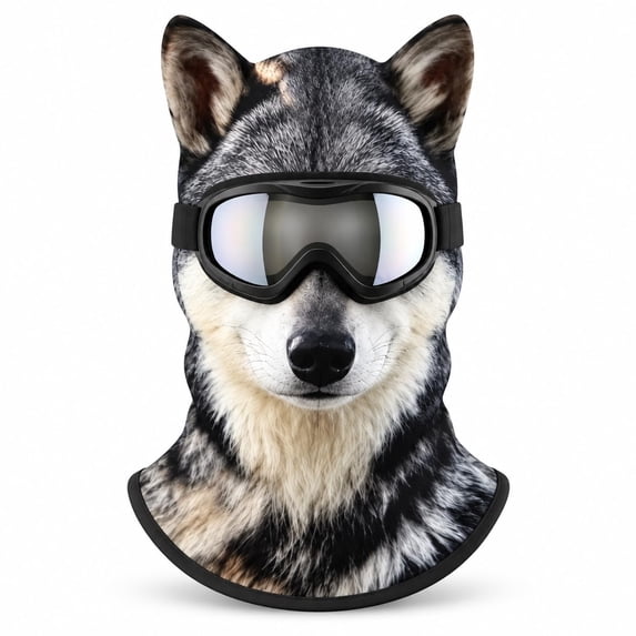Cat Riding Animals 3D Animal Ski Masks with Ears, Cat Balaclava Full Face Covers ...