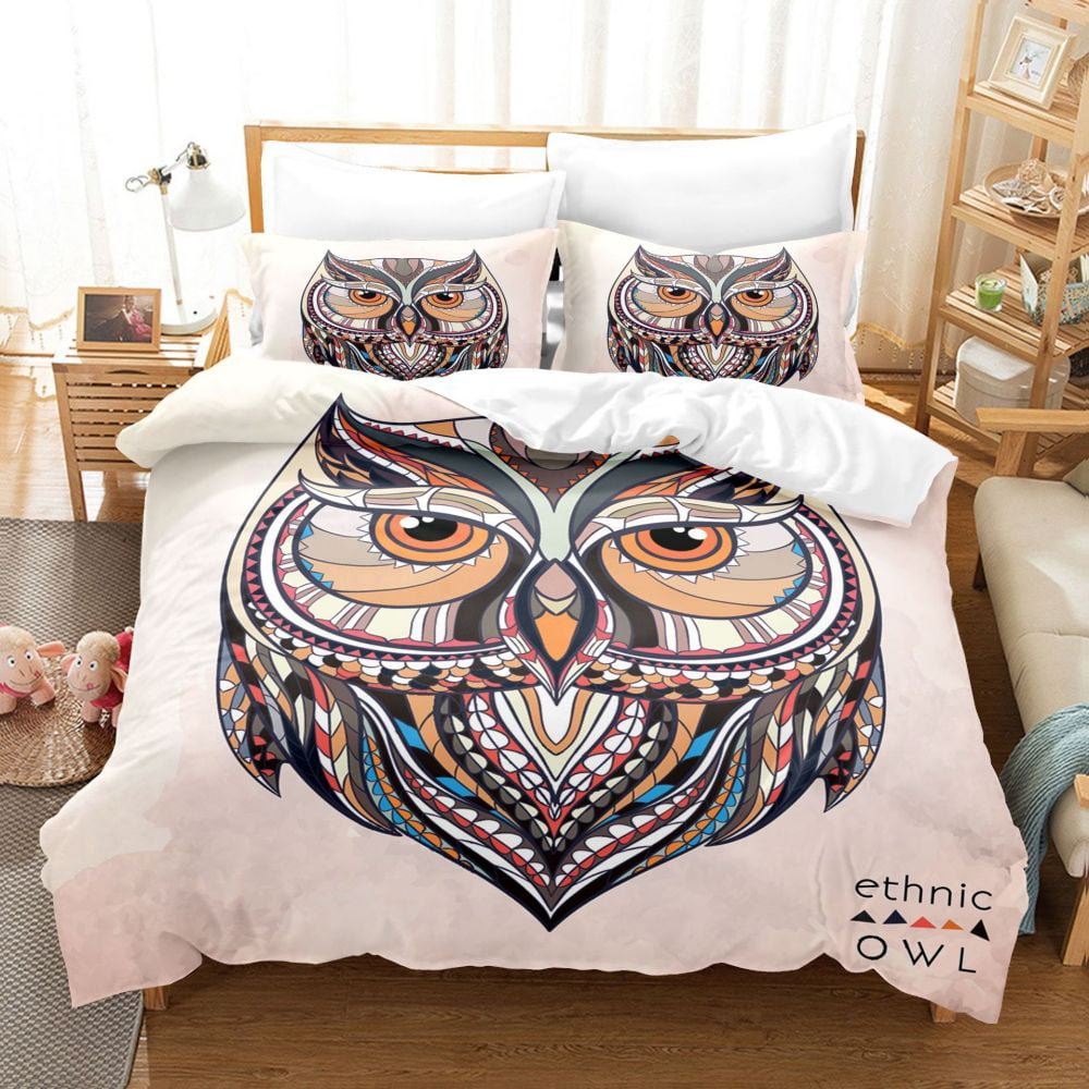 Owl top twin bedding