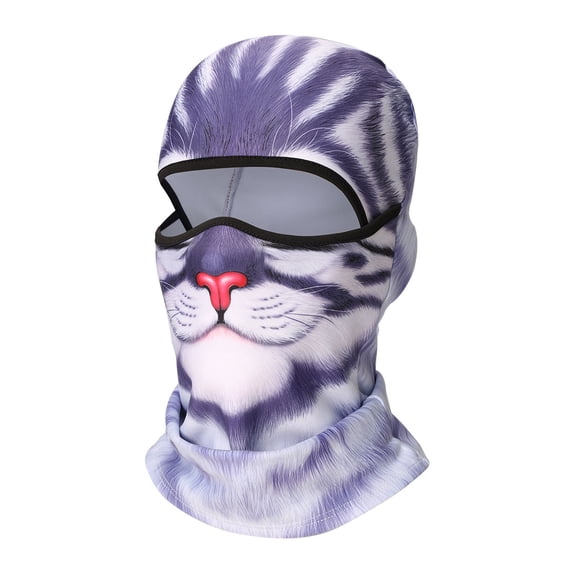 3D Animals Dog Balaclava Ski Mask for Men Women, Cold Weather Windproof Thermal Warm Full Face Msk Neck Hood Hat for Music Festival, Skiing Cycling Halloween