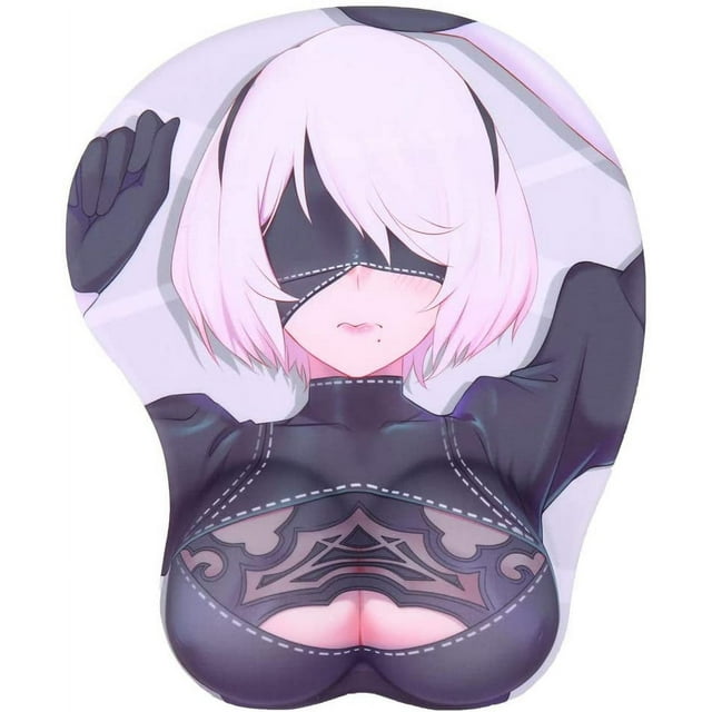 3D Anime Beautiful Girl Beauty Wrist Support Mousepad - Cartoon Non-Slip Gaming Mouse Pads, Silicone Anime Cute Girl Mouse Mat for Computer,Laptop-Classical Beauty
