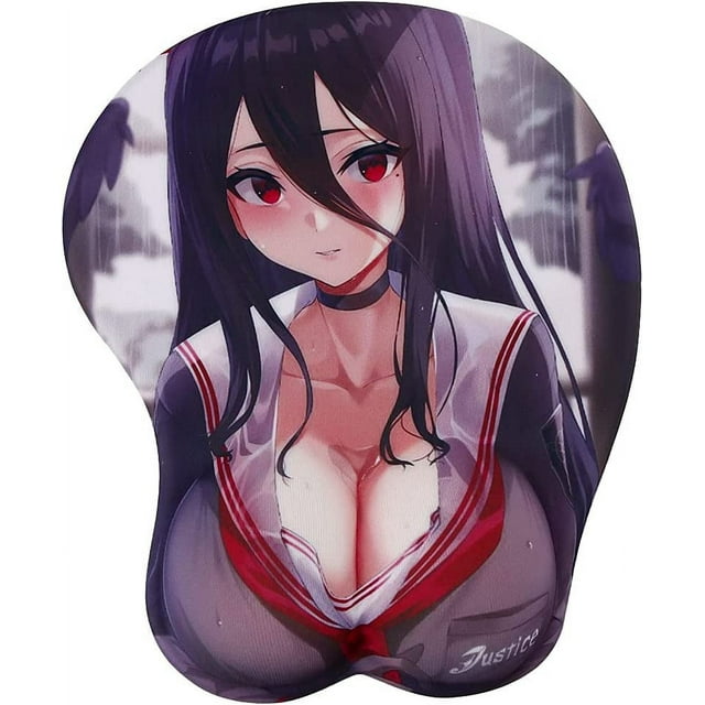 3D Anime Beautiful Girl Beauty Wrist Support Mousepad - Cartoon Non-Slip Gaming Mouse Pads, Silicone Anime Cute Girl Mouse Mat for Computer,Laptop-Classical Beauty