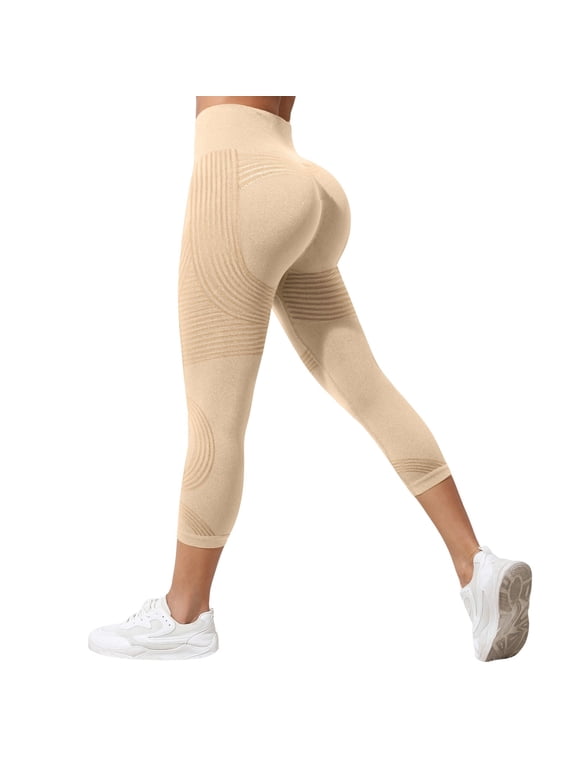 3D Anti Cellulite Capri Leggings for Women Compression Resistance Band Legging Butt Lifting Tummy Control Yoga Pants Capri Leggings Anti Cellulite Compression 3D Leggings Women