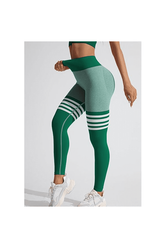 3D Anti Cellulite Leggings High Waisted Leggings Workout Yoga Pants Push Up Yoga Pants Lightweight Slim Fit Pants No Front Seam Leggings Slim Move Cellulite Leggings No Curling Lift Pants Green M