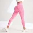 thumbnail image 1 of 3D Anti Cellulite Leggings Slim Move Cellulite Leggings Scrunch Butt Lifting Leggings Tummy Shaping Pants Pants for Workout Running Athletic 3D Gym Leggings for Women Fitness Sport Pants Pink S, 1 of 3