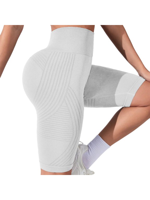 3D Anti Cellulite Leggings for Women, High Waist Compression Capri Leggings for Workout & Yoga