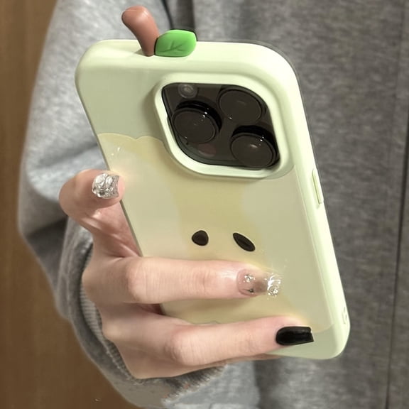 3D Apple Core Phone Case For Iphone 17/16/15/14/13 Pro Max Korean Style Anti Drop Anti Scratch Phone Case