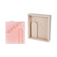 thumbnail image 1 of 3D Arch Stairs Silicone Mold DIY Candle Plaster Soap Making Wax Mould Handmade Craft Home Decor Supplies, 1 of 7