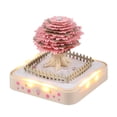 thumbnail image 1 of 3D Art Calendar Memo Pad 2025 Creative Time piece Calendar Sakura Tree Rip Away Paper Carving Sticky DIY Note Pink 2025 Desk Calendar With LED Lights Pink, 1 of 10
