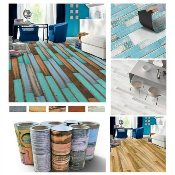 3D Art Peel and Stick Floor Tile,7.87X19.68 Inch Rigid Surface Hard Core Easy DIY Self-Adhesive Flooring Livelynine Peel and Stick Floor Tile for Transfer Bathroom, Kitchen, Living Room, Bedroom