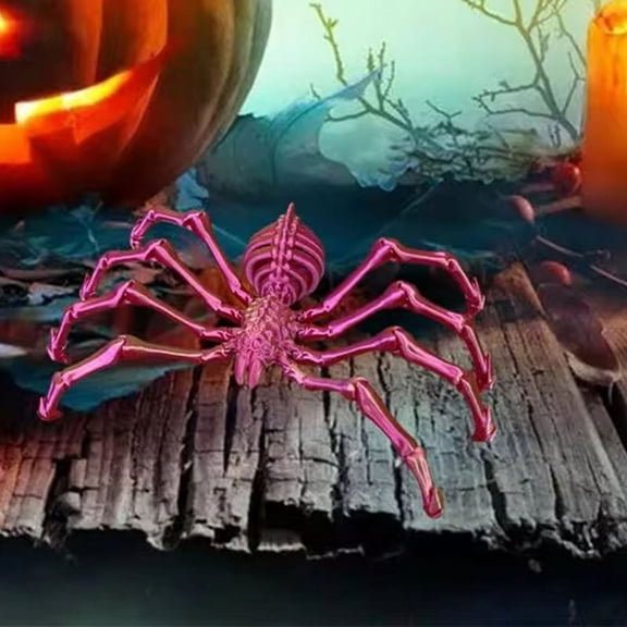 3D Articulated Spider Articulated Fake Spider Figures Adults Executive Desk Toys Stress Relief Toys for W