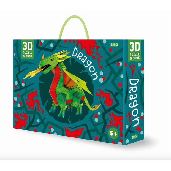 3D Assemble, Build And Book - Dragon