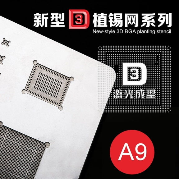 3D BGA IC Reballing Stencil For A9