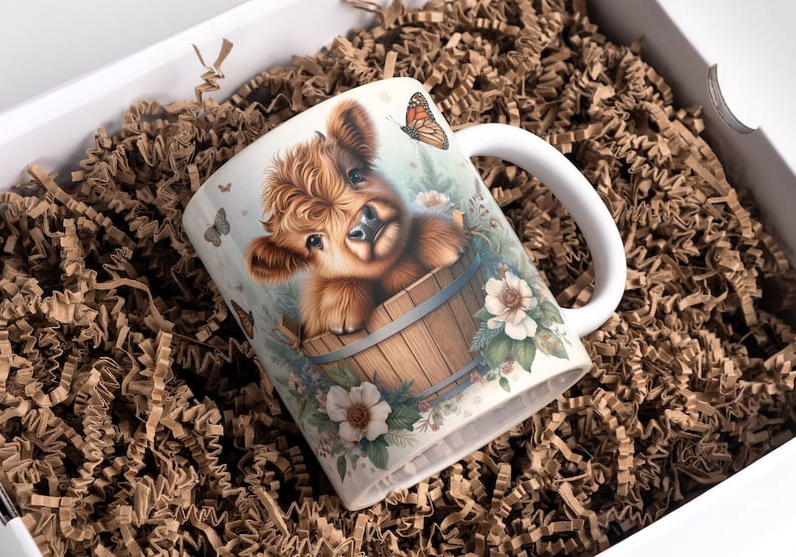 3D Baby Highland Cow Mug Highland cow Lover Gift Birthday Gift