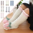 thumbnail image 1 of 3D Baby Winter Fluffy Fuzzy Slipper Socks,Toddlers Indoor Long Socks Cute Cartoon Animal Slipper Socks Warm Socks One Size, 1 of 5