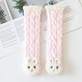 thumbnail image 1 of 3D Baby Winter Fluffy Socks Baby Long Fuzzy Slipper Socks Soft Toddler Crawling Socks One Size, 1 of 5