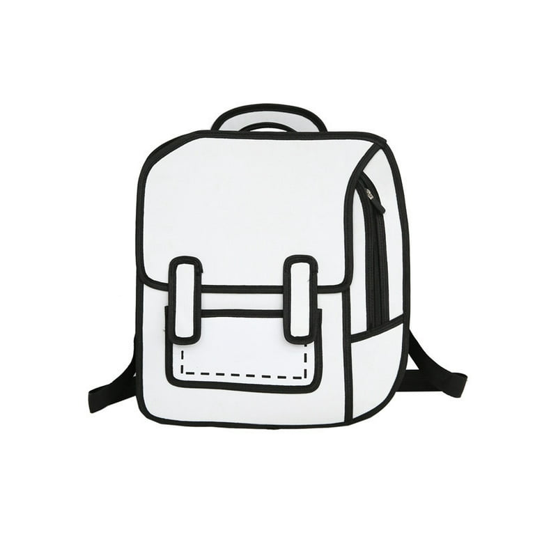 3D Backpack Jump Style 3D JPG Drawing Backpack Cute Cartoon School Bag  Comic Bookbag for Teenager Girls Boys Daypack Travel Rucksack Bag 