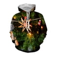 3D Baggy Festival Clothing Mens Hoodies Clothes With Tree Pattern