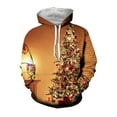 3D Baggy Mens Hoodies Clothes With Tree Pattern Fashion Festival