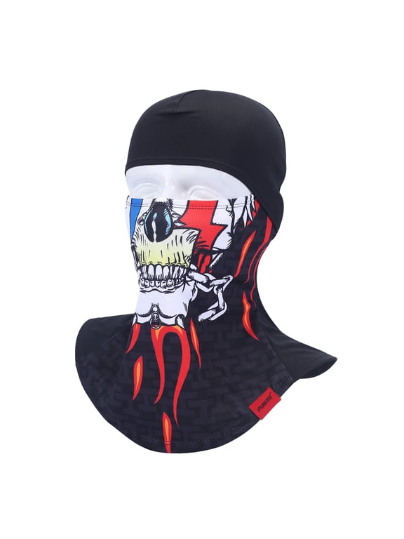3D Balaclava Mask Full Face Mask Sun UV Protection Hood Mask Breathable Ghosts Skull Full Head Mask for Men Women Skiing Cycling