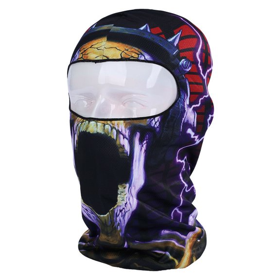 3D Balaclava Ski Mask Cool Skull Animal Full Face Mask Motorcycle Cycling UV Protection Neck Hood Scarf for Men Women