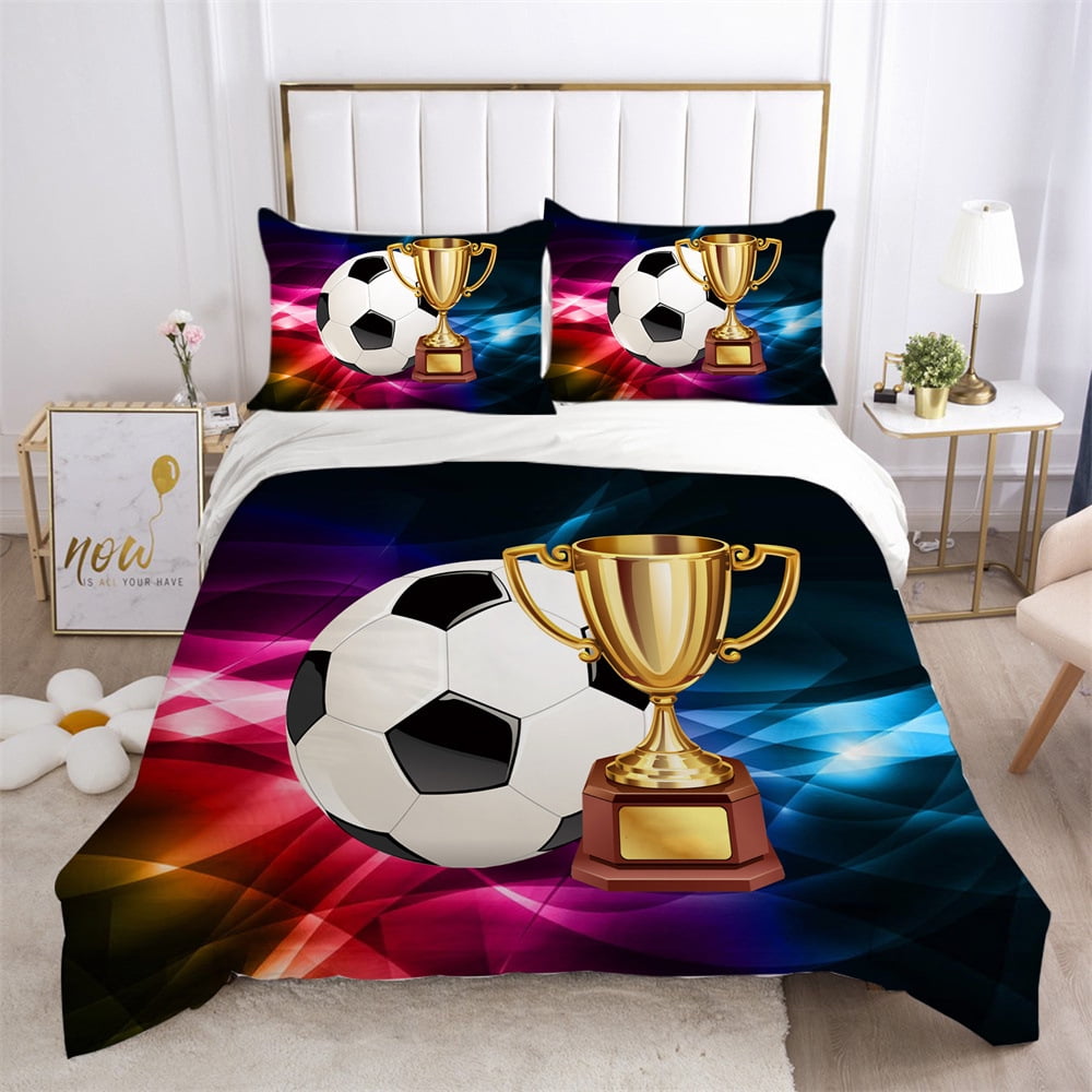 3D Basketball Duvet Cover Set Sports Theme Bedding Set for Boys Girls