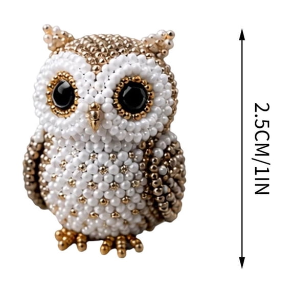 3D Beaded Animal Craft Kit,Cute Art Bead Animal Making Embroidery Craft,Animal Statue Handmade Beading Kit for Beginners & Craft Enthusiasts