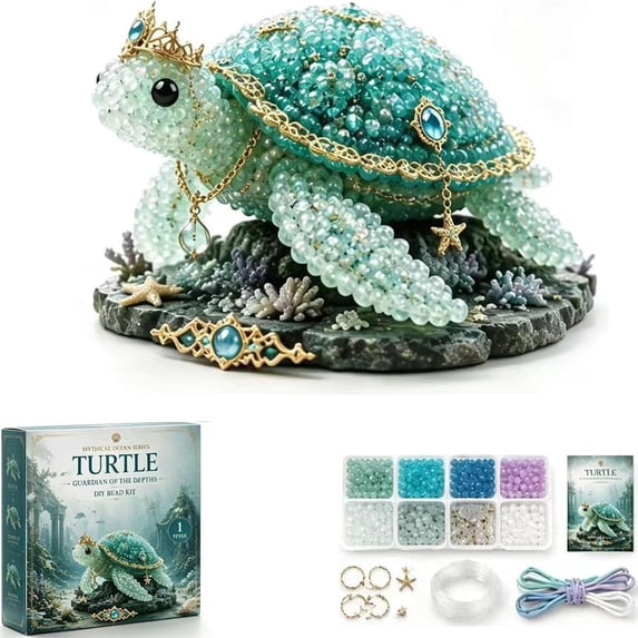 3D Beaded Animal Craft Kit,Exquisite Animal Bead Making Set for Adult Beginners/Craft Enthusiasts,Complete Supply Pack Include Guidebook for Handcraft Production