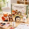 thumbnail image 1 of 3D Beaded Animal DIY Kit, Cute Animal Handmade Bead Embroidery Kit, 3D Animals Beadwork Craft Kit for Beginners Adults, Beaded Ornament Art Supplies & Gift for Craft Lovers, 1 of 6