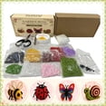thumbnail image 1 of 3D Beaded Animal Kit, 4 Piece DIY Tiny Animals Beading Kit for Adults Bead Craft with Instructions, 1 of 6