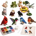 thumbnail image 1 of 3D Beaded Animal Kit, DIY Bead Craft Set for Adults, 3D Beaded Pond Friends Making Kit, 1 of 9