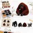thumbnail image 1 of 3D Beaded Animals DIY Kit, 4-Piece Bead Animal Making Kit for Beginners & Creative Adults（Orangutan）, 1 of 6