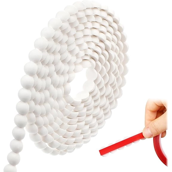 3D Beaded DIY Kit, Beads Flexible Molding Trim Peel and Stick Decorative Line, 3D DIY Bead Kit Strip with Beading Thread Core for Mirror Frame Wall Edge