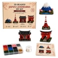 thumbnail image 1 of 3D Beaded Japan Landmarks DIY Kit, Famous Landmark Beaded Craft Set, Premium Bead Materials For Vivid 3D Architecture Decoration, 1 of 9