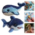 thumbnail image 1 of 3D Beaded Marine Life DIY Beading Kit, Handmade Sea Animal Ornament, Perfect for Gifts, Home Decor & Stress Relief Projects （2 PCS), 1 of 9