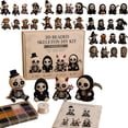 thumbnail image 1 of 3D Beaded Skeleton DIY Kit, Cute Skeleton Bead Craft Set, Beginner Friendly Halloween Beading Set with Beads Wire Needle Instruction, Handmade Skeleton Figurine Making Kit for Home Decor Gift, 1 of 10