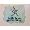 thumbnail image 1 of 3D Bedroom Wall Decal Sticker For Girls Custom Designs With 3D Butterfly Cute 3D Butterflies With A Big Dancing Starfish - Just A Girl That Loves Star Fish - Size: 26 In X 26 In, 1 of 4