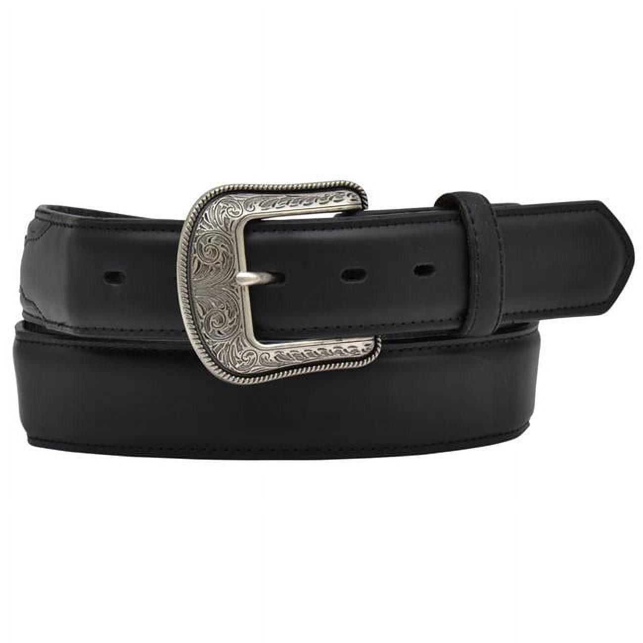 3D Belt D1010-34 1.50 in. Mens Waxy Leather Western Basic Belt,