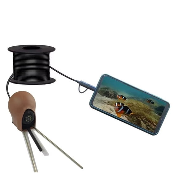 3D Biomimetic Underwater Fishing Camera Visual Anchor Fish Device And Waterproof HD Lens Portable ,High Accuracy Identification