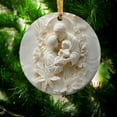 thumbnail image 1 of 3D Birth Blessing Acrylic Car Hanging, Stereoscopic Vision Holiday Pendant for Mirrors and Small Trees, 1 of 6